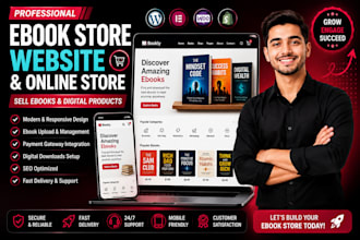 create an ebook, website, and online store