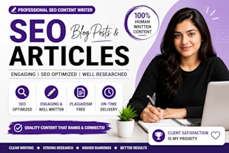 write engaging SEO blog posts with natural human writing