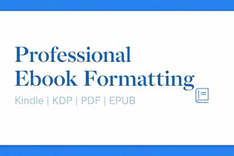 ebook designer canva PDF formatting specialist