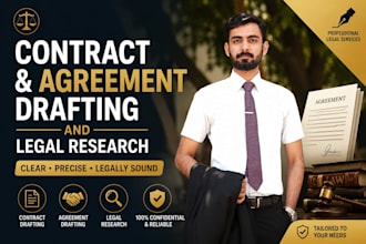 draft contracts, agreements and do legal research