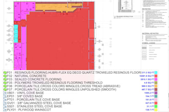 do accurate flooring takeoff and cost estimation for USA project