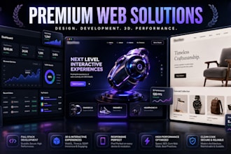 build modern 3d websites, web apps, and mobile apps