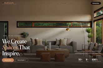 design and develop a high converting landing page website