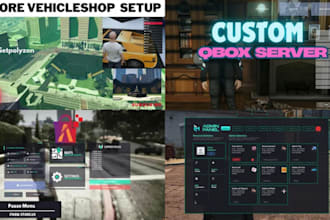 setup your regemp, altv, fivem roleplay redm and qbcore server with custom mods
