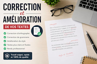 la correction de vos textes