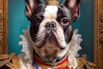 custom royal pet portrait cat portrait, dog portrait