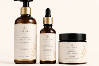 design luxury skincare packaging and cosmetic labels