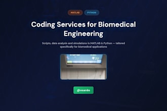 code on matlab or python for biomedical applications