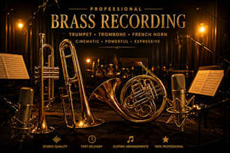 record professional trumpet trombone french horn and brass section tracks