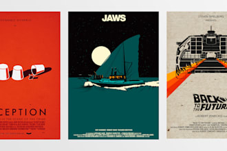 design a professional movie poster