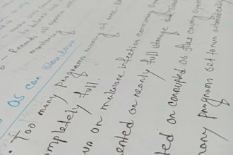 write anything beautiful handwriting