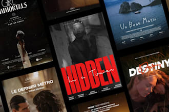 design a professional movie poster