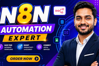 build n8n automation and ai agent workflow automation for your business