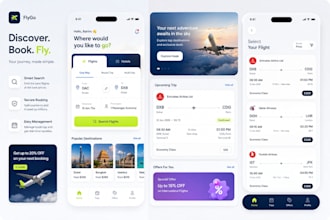 do flight booking and taxi app for android and ios