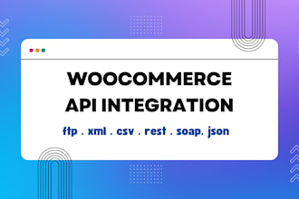 integrate API with woocommerce website ecommerce api woocommerce api integration