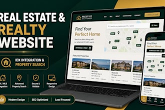 build real estate website, idx realty and property website