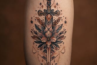 design professional tattoo and custom tattoo