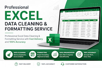 do excel data cleaning and formatting