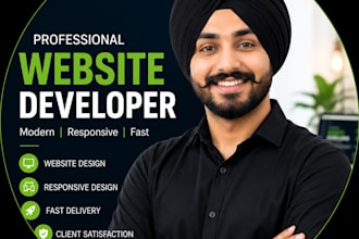 build modern responsive website