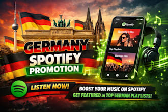 promote germany spotify music, spotify radio music playlist blog promotion