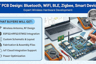 design iot pcb bluetooth wifi ble zigbee smart device wireless hardware