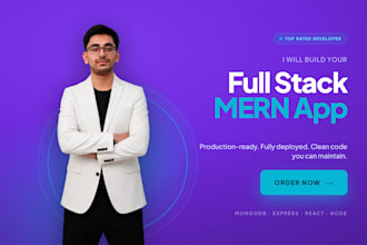 build a full stack mern web app for your business or startup