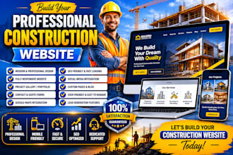 construction website roofing website contractor website plumbing website
