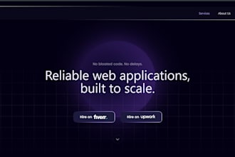 develop modern full stack web applications