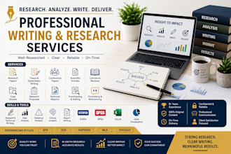 write conference papers, journal articles, and academic research