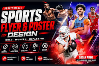 design flyer sports flyers NFL basketball football MMA ufc golf posters banner