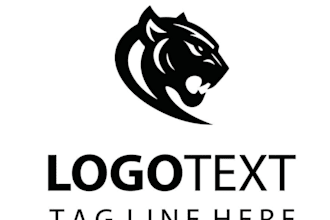 do modern minimalist line art or text logo design
