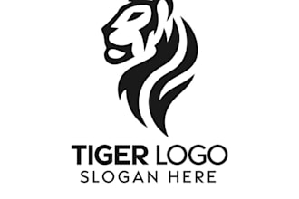design minimalist line art logo with modern style
