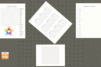 create word search sudoku maze puzzle books