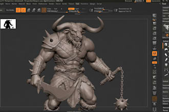 sculpt 3d miniature model 3d figurine 40k warhammer dnd tabletop for 3d printing