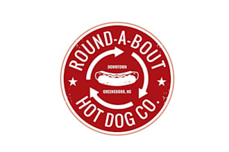 design extraordinary hot dog food logo