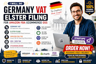 do germany vat elster filing for amazon fba ecommerce oss