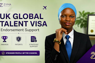 help you get awards, patents for UK global talent visa endorsement