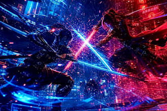 create cinematic cyberpunk ai art from mind to reality