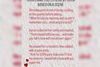 write wattpad romance story