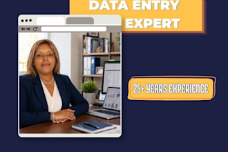 expert data entry  and administrative support