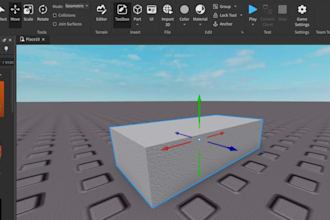develop roblox game, roblox world, roblox map, weapon, 3d model, roblox studio