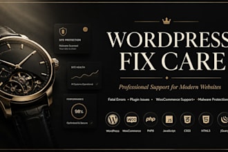 fix wordpress website crashes, white screen, plugin errors quickly