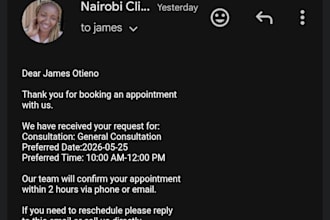 automate patient appointments for clinic