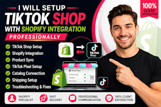 setup tiktok shop with shopify integration professionally