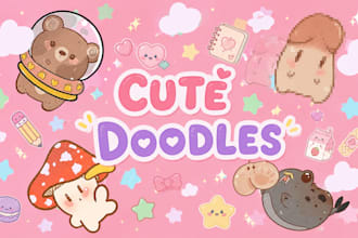 pretty cute kawaii doodles