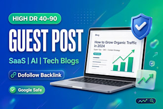 do guest post on high DR saas ai tech blogs with backlink