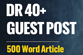 guest post on high DR 40 tech ai saas blogs with backlink