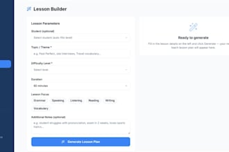 build a modern saas landing page with ai