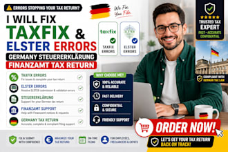 fix taxfix elster errors germany steuererklarung finanzamt tax return