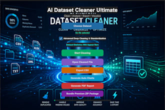 build an advanced python data cleaner gui